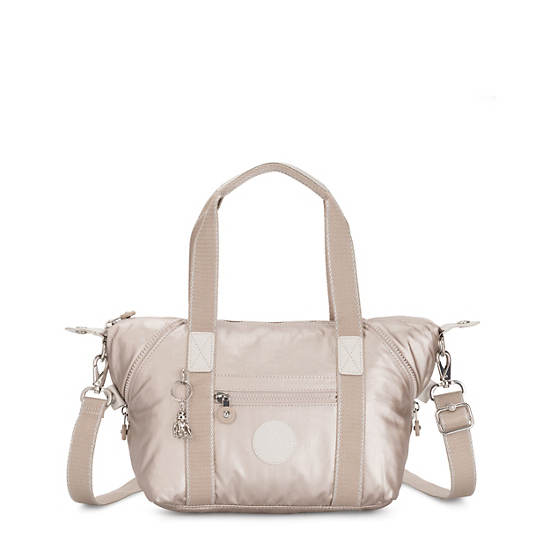 Kipling Art Mini Metallic Omuz Çantası Bej Rengi | TR 1833AH